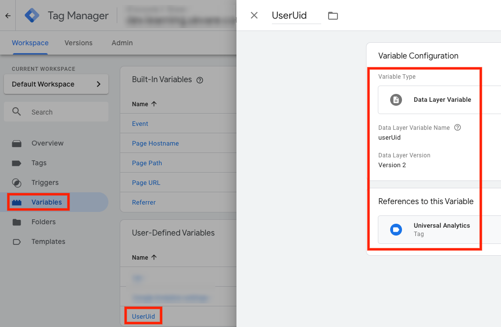 Google Tag Manager custom variable