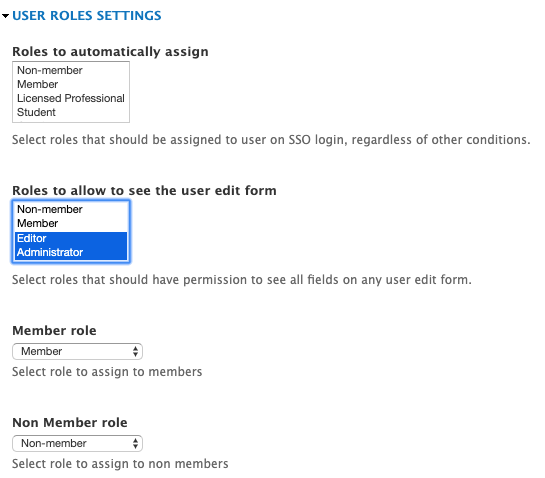 Single Sign-On Drupal user role mapping based on 3rd party membership type